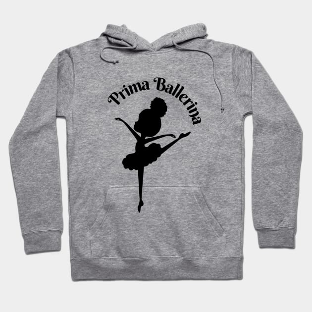 Afro Girl - Prima Ballerina Hoodie by Soul B Designs